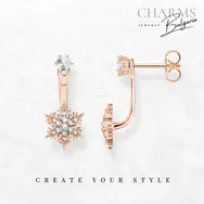 Розова снежинка